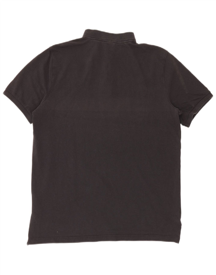 Polo Nike da uomo grande in cotone nero