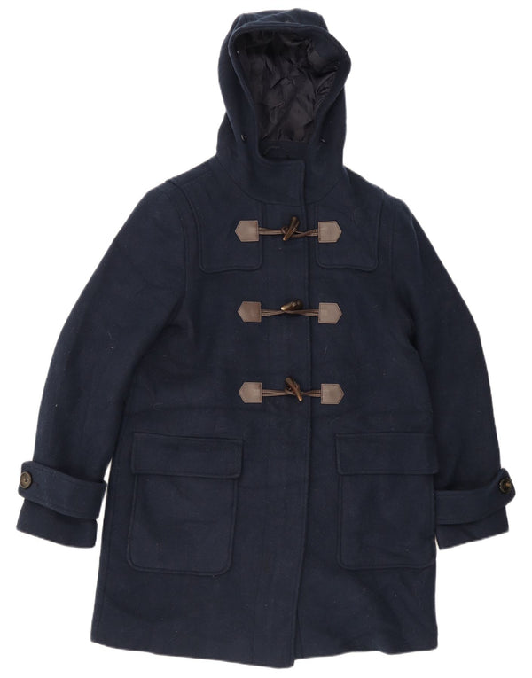 Montgomery con cappuccio da donna Marks & Spencer UK 12 medio blu navy poliestere