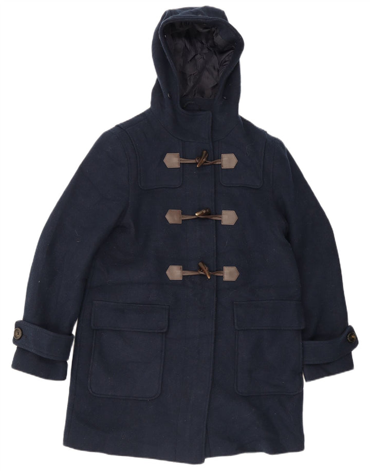 Montgomery con cappuccio da donna Marks & Spencer UK 12 medio blu navy poliestere