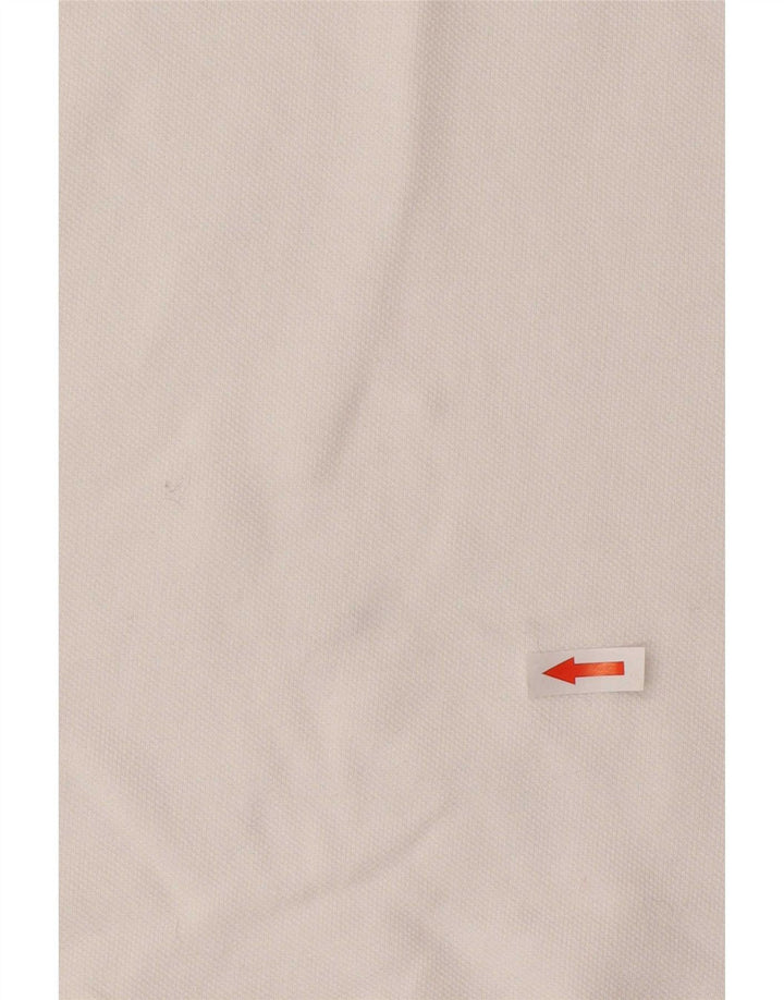 Polo da uomo Lotto Large in cotone bianco
