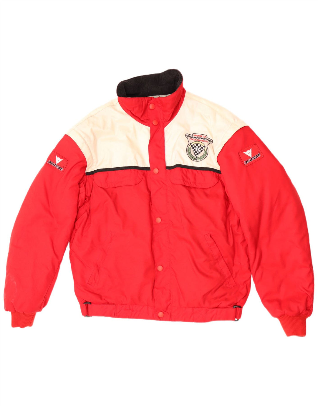 Giacca Dainese Graphic Racer da uomo EU 52 Large Red Colourblock in poliammide