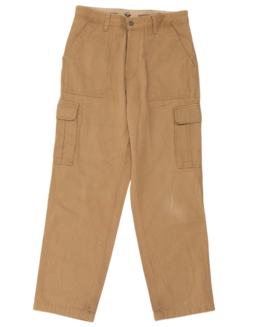Pantaloni cargo dritti da uomo Dockers W31 L30 in cotone marrone