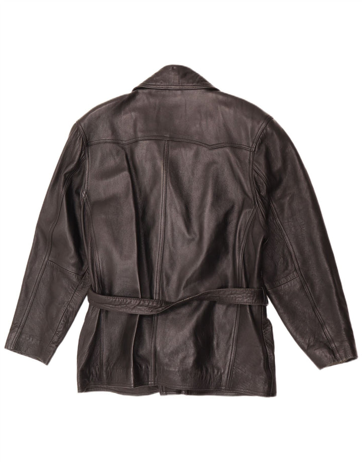 Giacca in pelle oversize da donna Joy IT 42 media nera