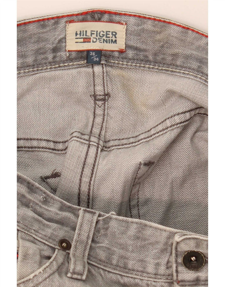 Jeans slim da uomo Tommy Hilfiger W36 L34 Grigi