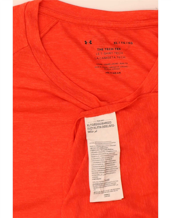 Maglietta Under Armour da uomo Heat Gear Top XL rosso poliestere