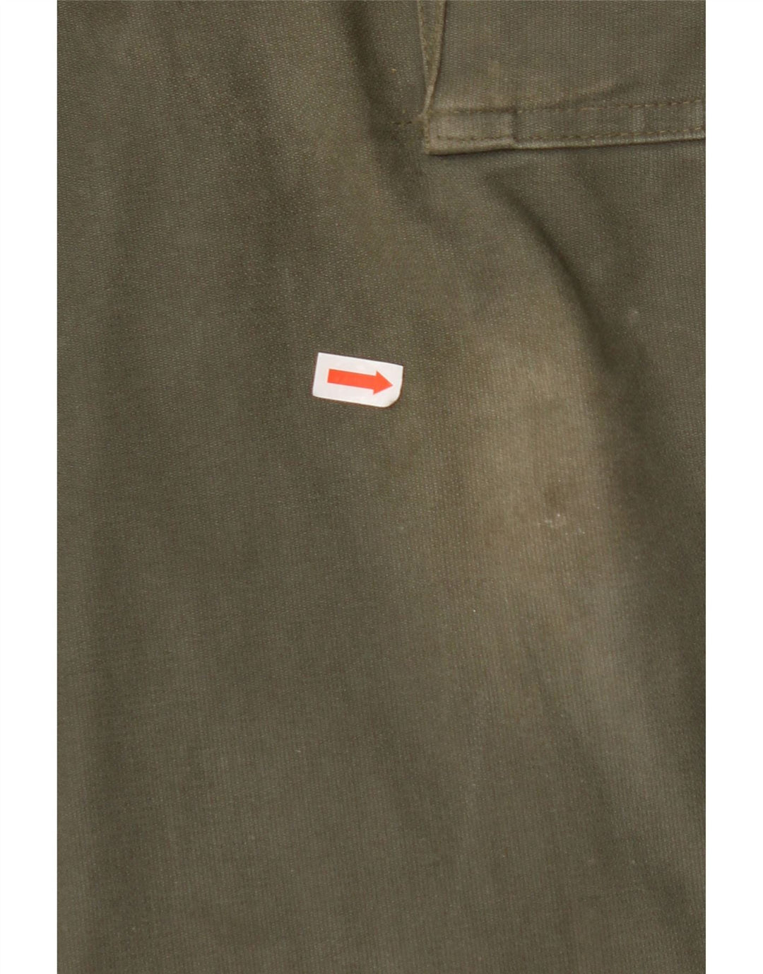 Pantaloni cargo dritti da uomo VINTAGE W30 L28 cotone kaki