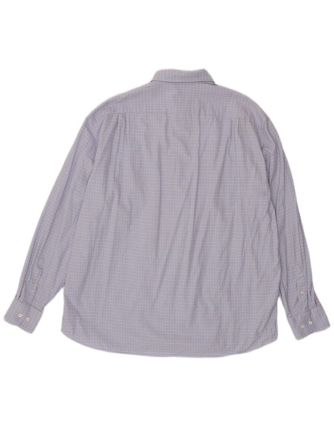Camicia da uomo HUGO BOSS taglia 45 17 1/2 XL cotone a quadri viola