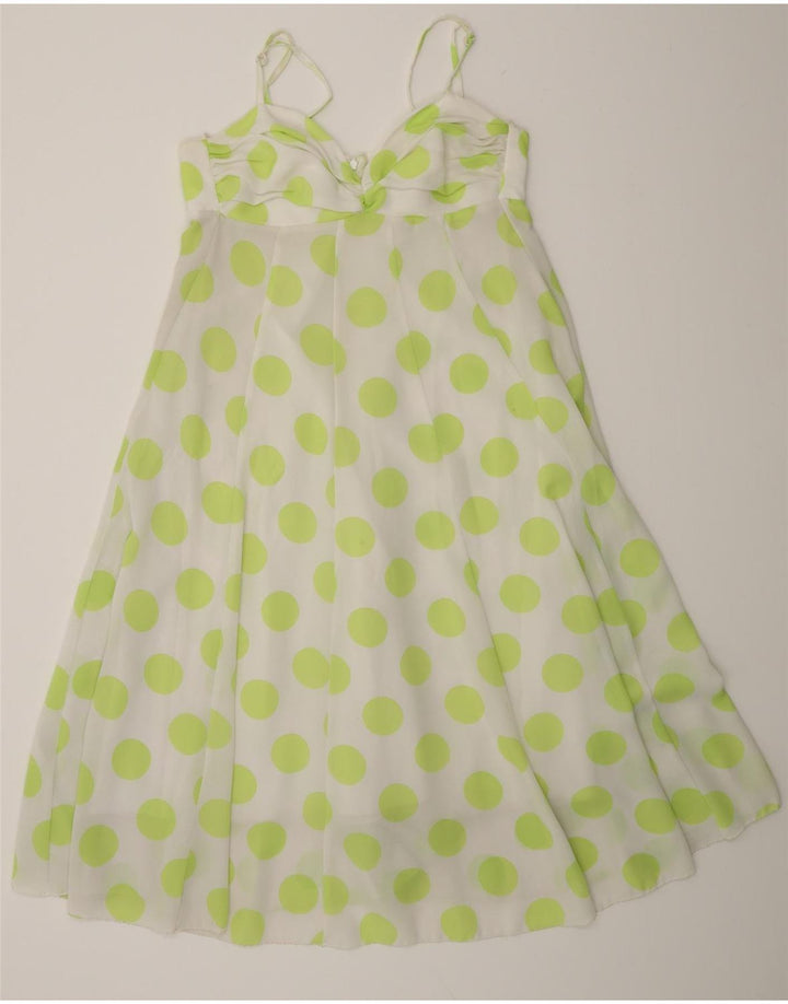 Prendisole da donna Apart UK 12 Poliestere medio a pois bianco