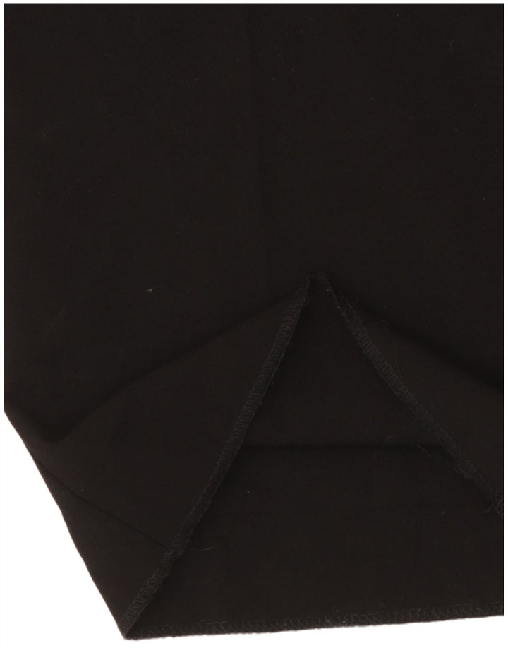 ST. Pantaloni casual dritti a vita alta da donna BERNARD W28 L35 neri