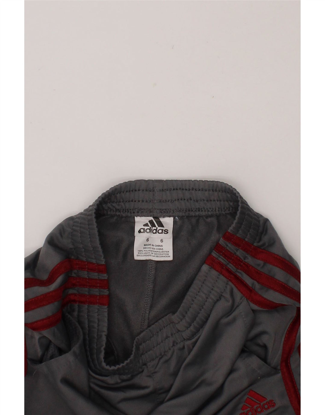 ADIDAS Boys Tracksuit Trousers Joggers 5-6 Years  Grey Polyester Vintage Adidas and Second-Hand Adidas from Messina Hembry 