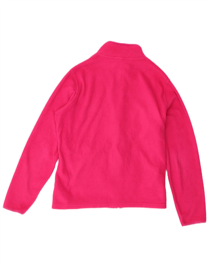 Giacca in pile da donna Marks & Spencer UK 14 rosa medio