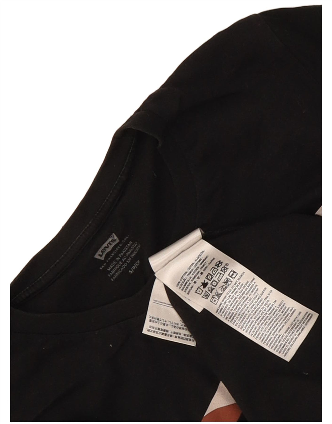 T-shirt grafica da uomo Levi's Top piccola in cotone nero