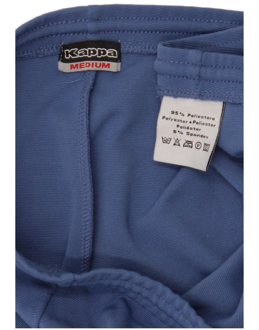 Pantaloni da tuta da uomo KAPPA in poliestere blu medio