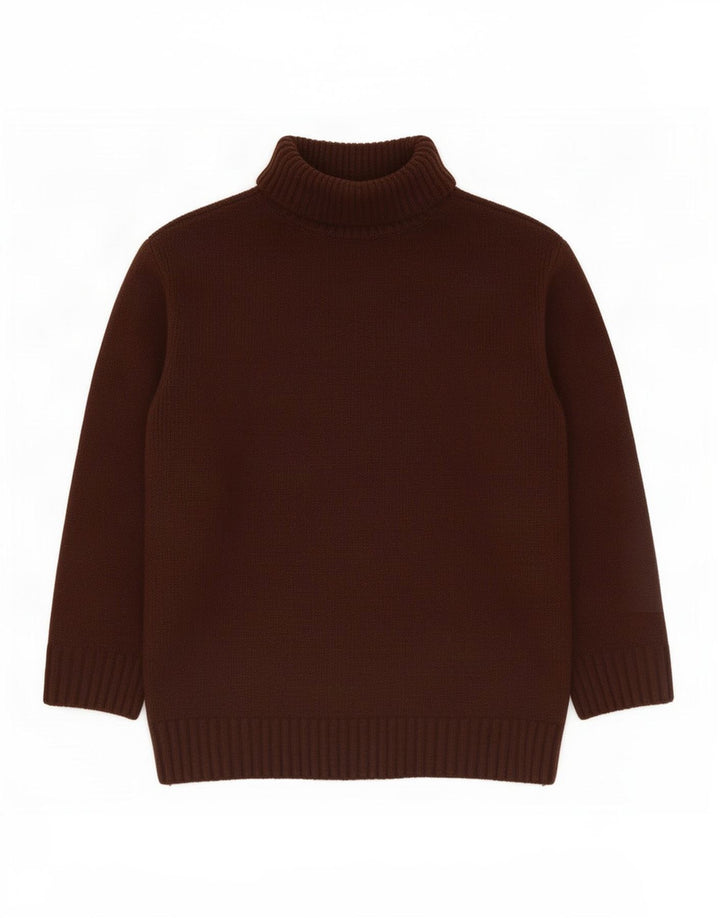 Maglione maglione a collo alto da donna Marks & Spencer UK 14 Borgogna medio