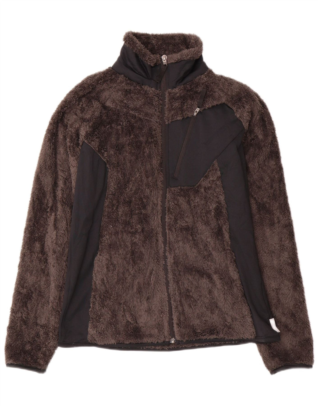 Giacca in pile da donna Columbia UK 14 Poliestere color block grigio medio