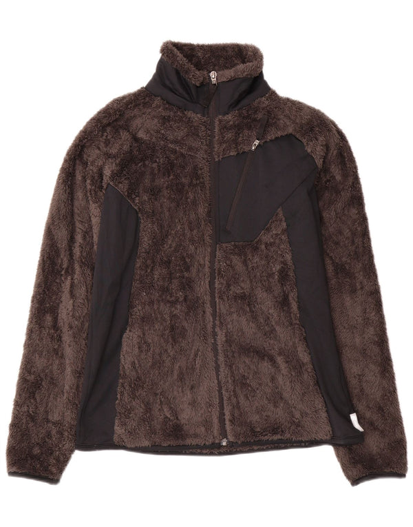 Giacca in pile da donna Columbia UK 14 Poliestere color block grigio medio