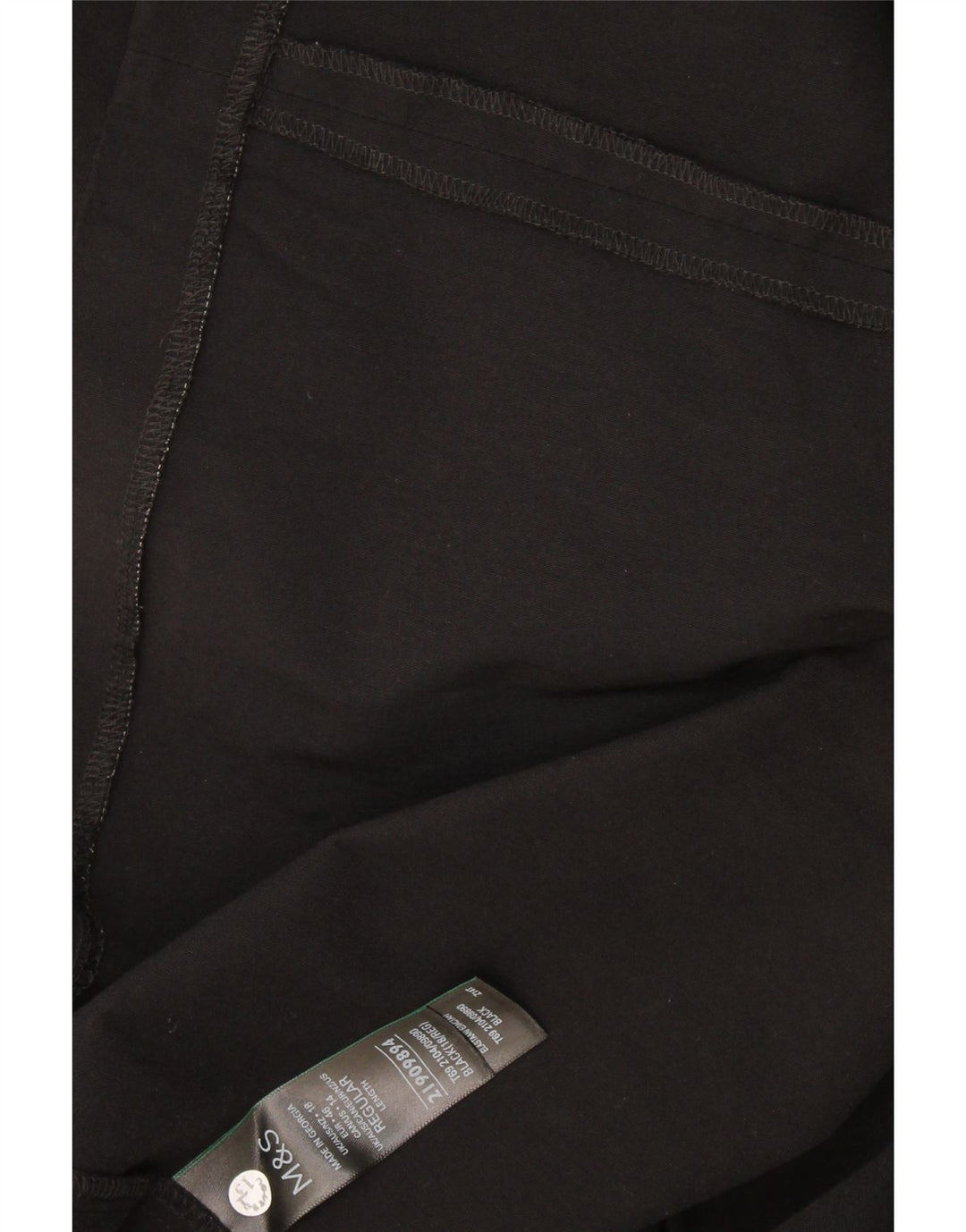Abito senza spalline da donna Marks & Spencer UK 18 XL viscosa nera