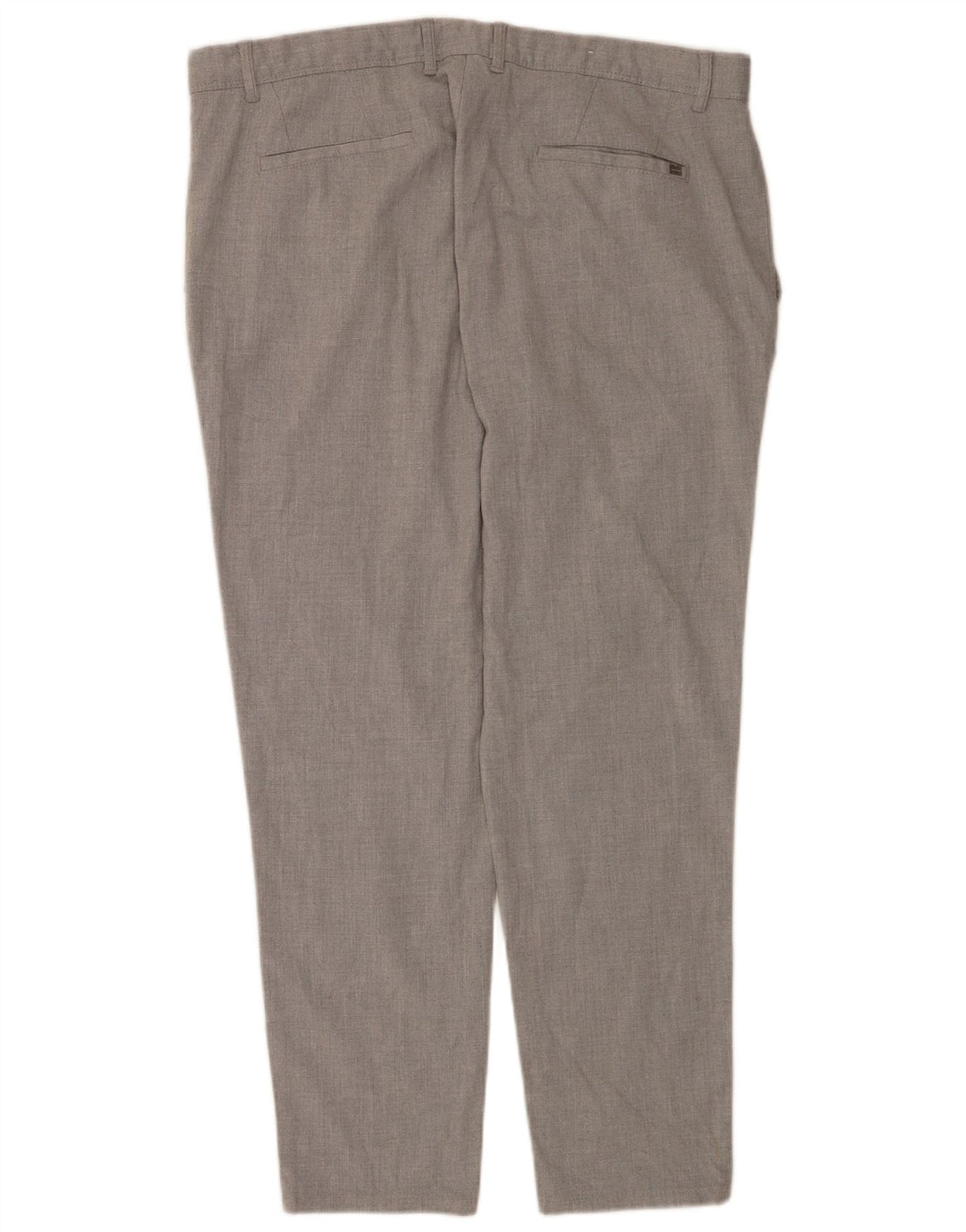 Pantaloni chino slim da uomo Zara EU 48 XL W38 L29 Poliestere grigio