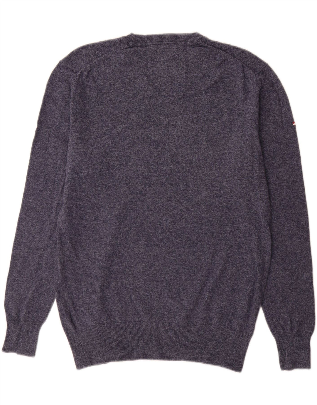 Maglione maglione girocollo da uomo Superdry in cotone blu navy medio