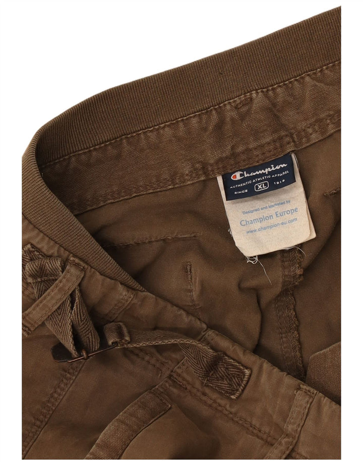 Pantaloncini cargo da uomo Champion XL W38 in cotone marrone