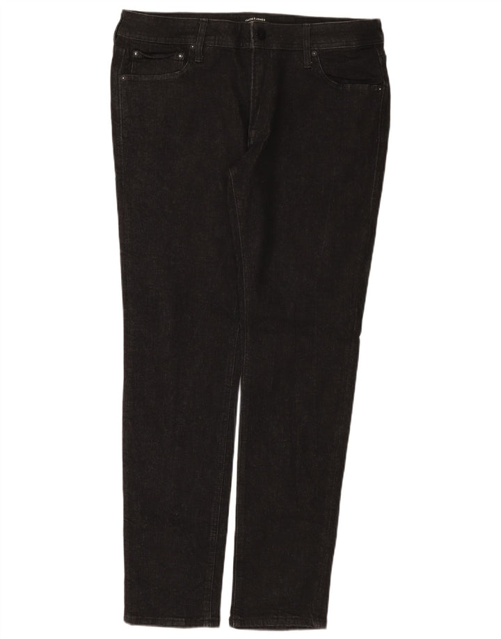 Jeans slim da uomo Jack & Jones W36 L32 cotone nero
