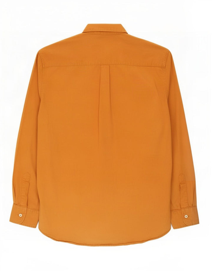 Camicia Carrera Uomo Cotone Arancione Medio