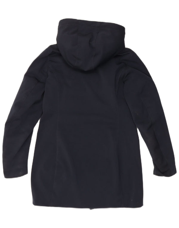 Cappotto imbottito con cappuccio da donna Ciesse Piumini UK 14 medio blu navy