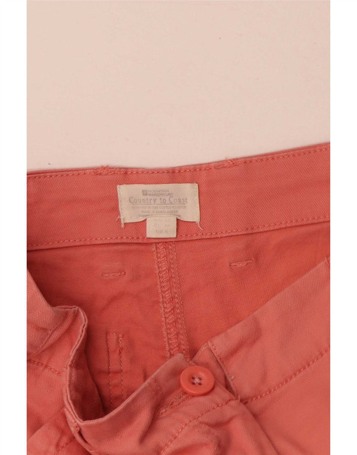 Pantaloncini chino da donna Mountain Warehouse UK 12 medi W28 cotone rosa