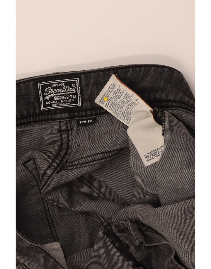 Jeans slim da donna Superdry W29 L32 cotone grigio