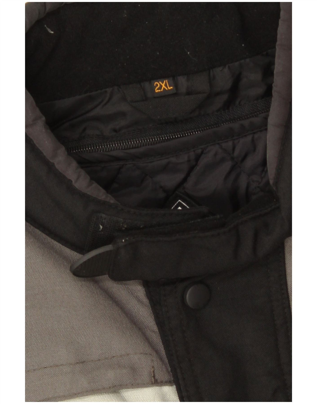 Giacca da pilota vintage da uomo UK 44 2XL Poliammide color block nero