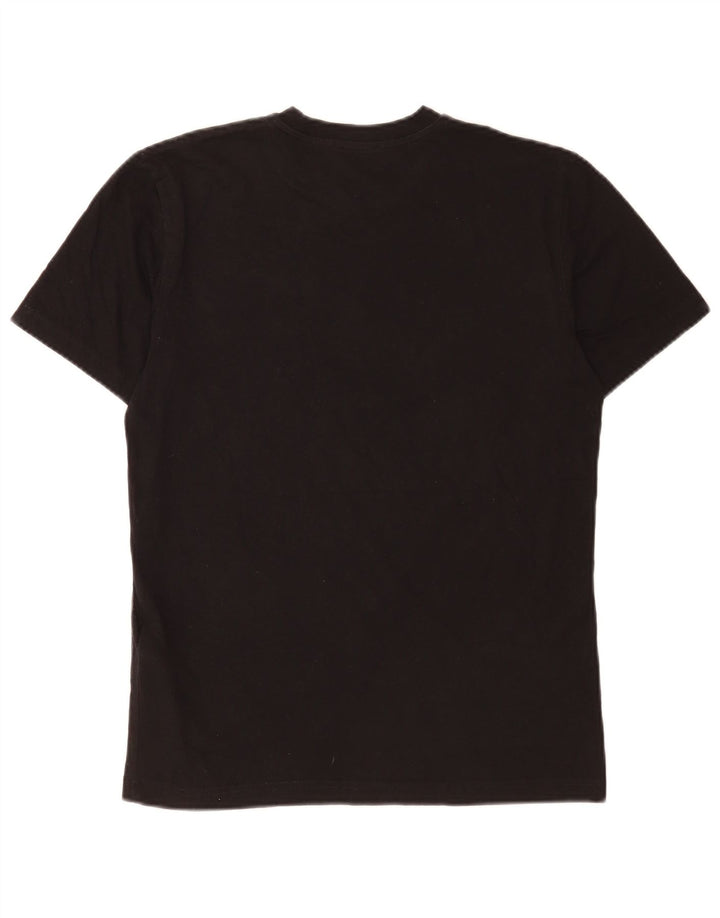 T-shirt grafica da uomo Diesel Top piccola in cotone nero