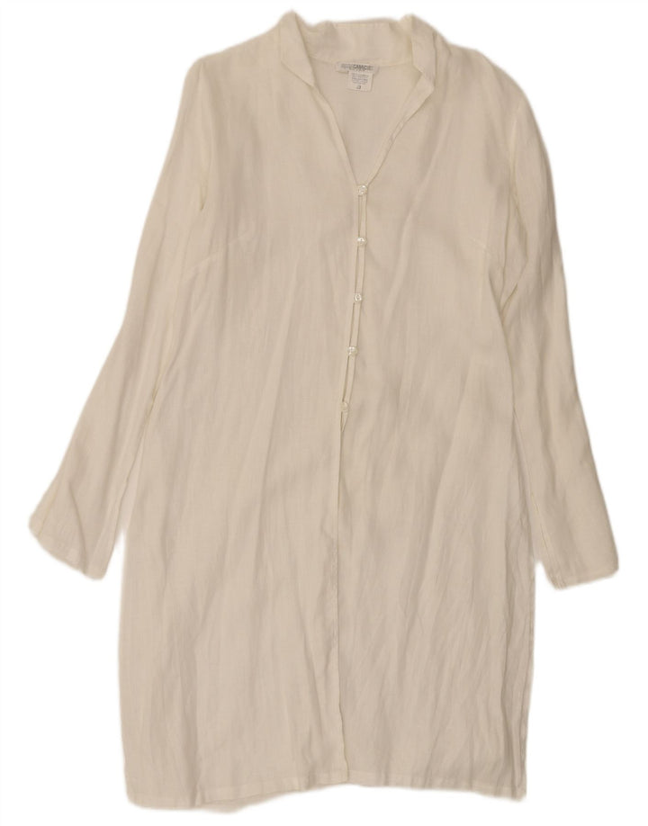 Abito camicia da donna Naracamicie UK 12 bianco medio