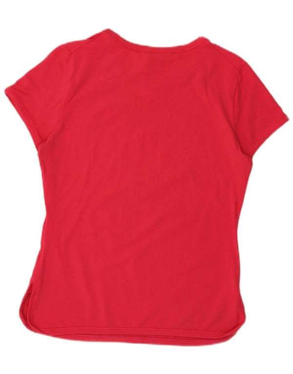 T-shirt grafica NIKE Fit Dry da donna UK 14/16 grande nylon rosa