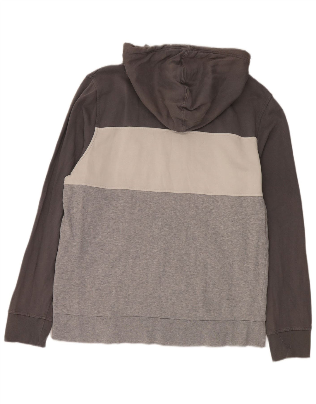 Maglione con cappuccio grafico da uomo Levi's XL in cotone color block grigio