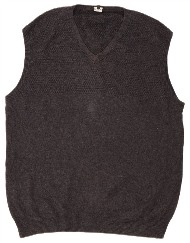 Canotta da uomo JAEGER grande in cotone grigio