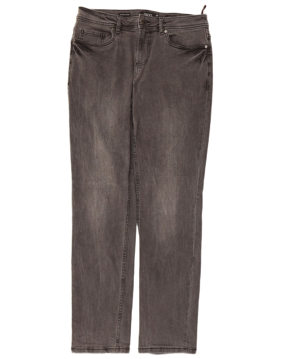 Jeans dritti da uomo DACK'S IT 48 medio W32 L31 cotone grigio