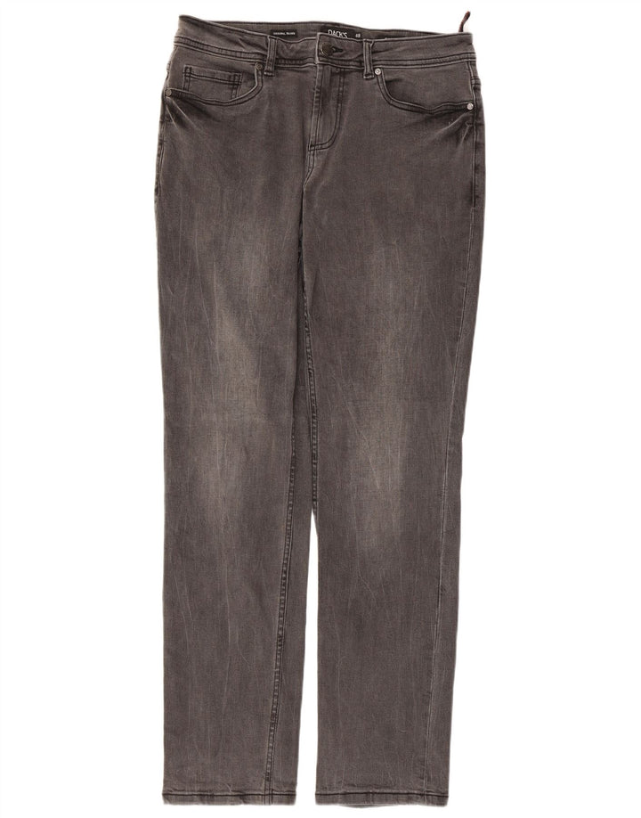 Jeans dritti da uomo DACK'S IT 48 medio W32 L31 cotone grigio