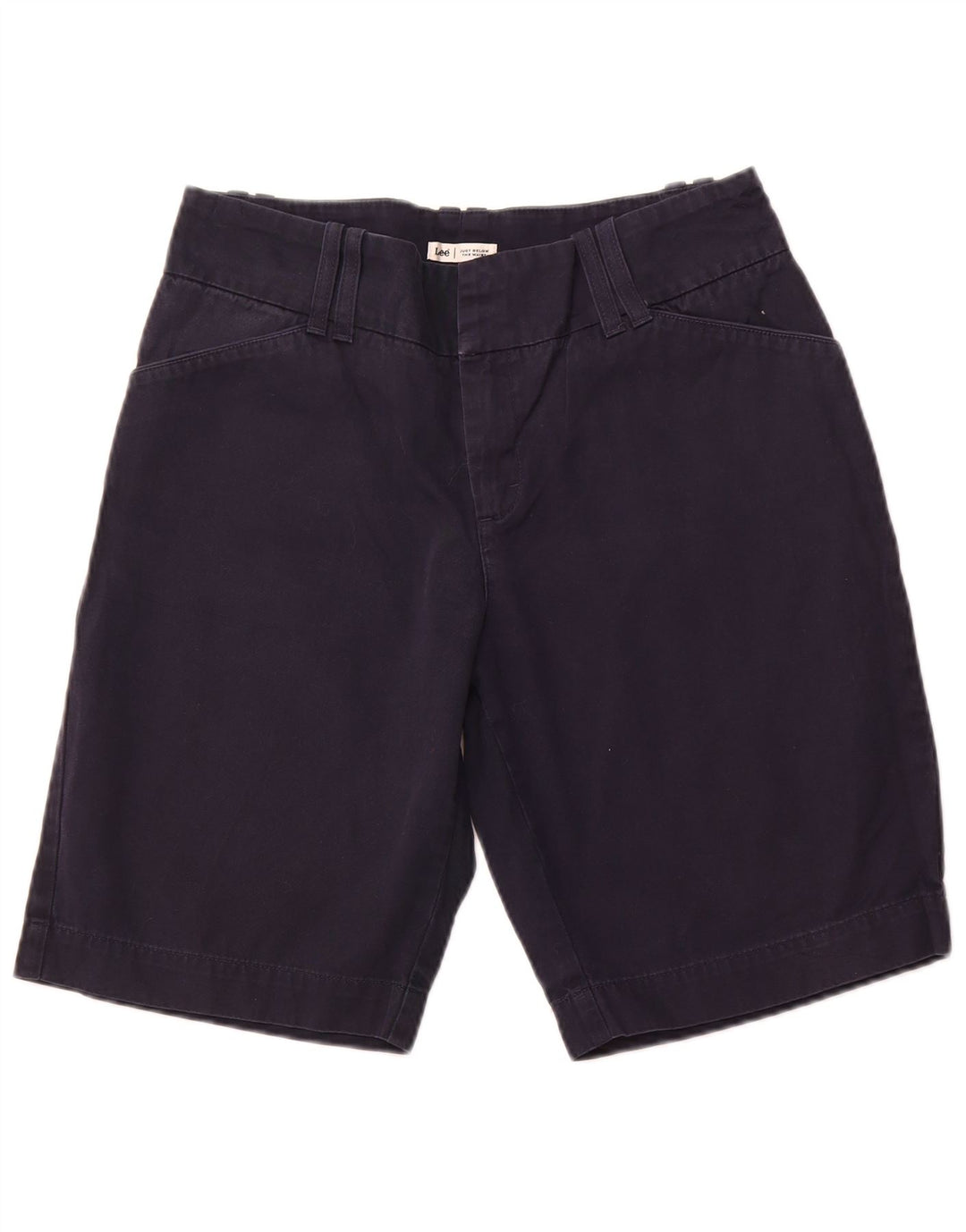 Pantaloncini casual da donna LEE US 12 Large W30 in cotone blu navy