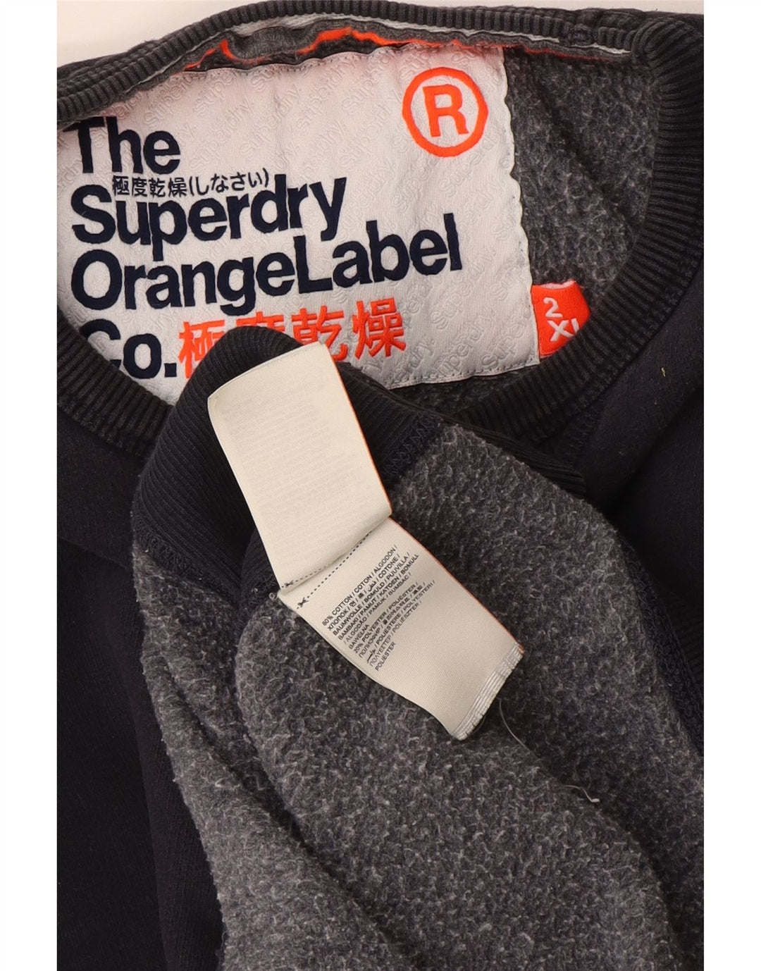 Felpa da uomo Superdry Maglione 2XL cotone nero
