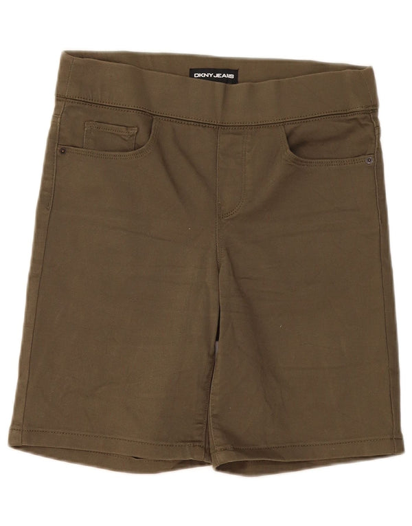 Pantaloncini casual da donna Dkny piccoli W27 cotone kaki