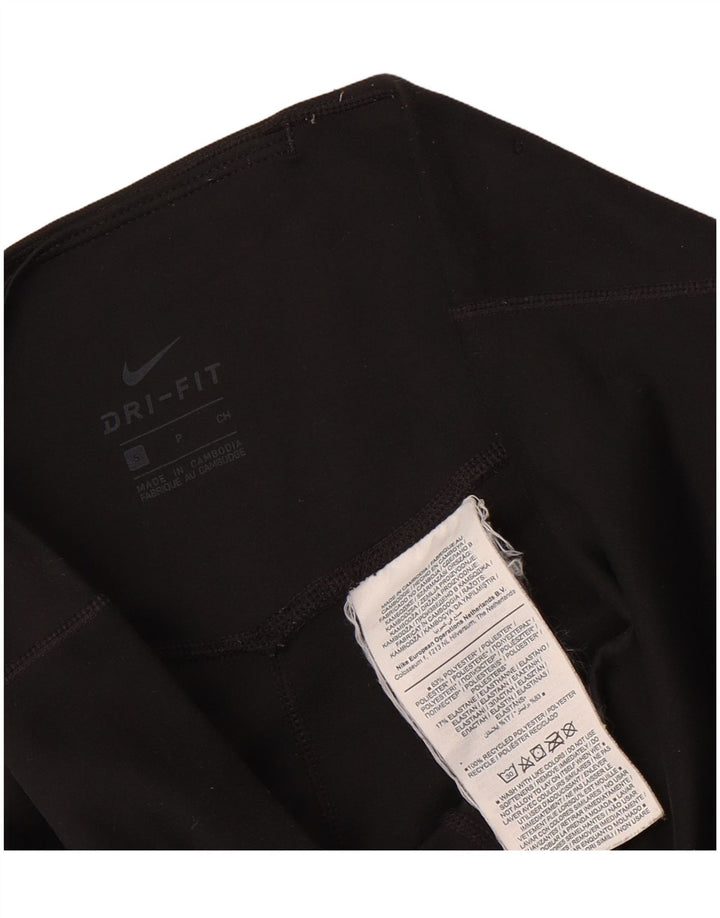 Leggings Nike Dri Fit da donna UK 10 piccoli poliestere nero