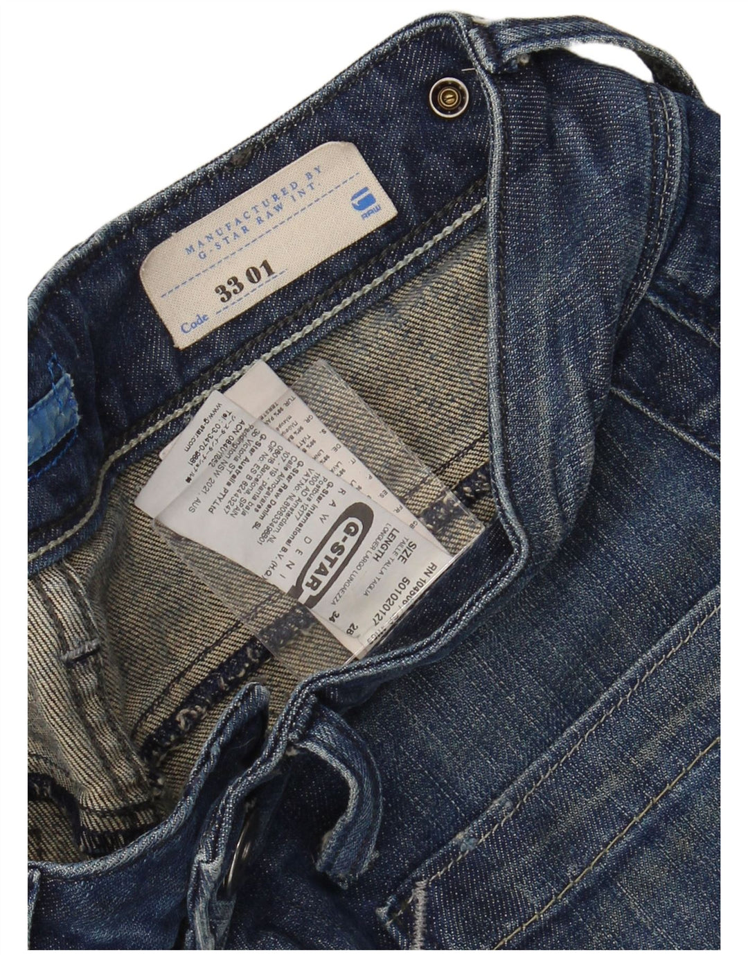 Jeans super slim da donna G-STAR W28 L34 cotone blu