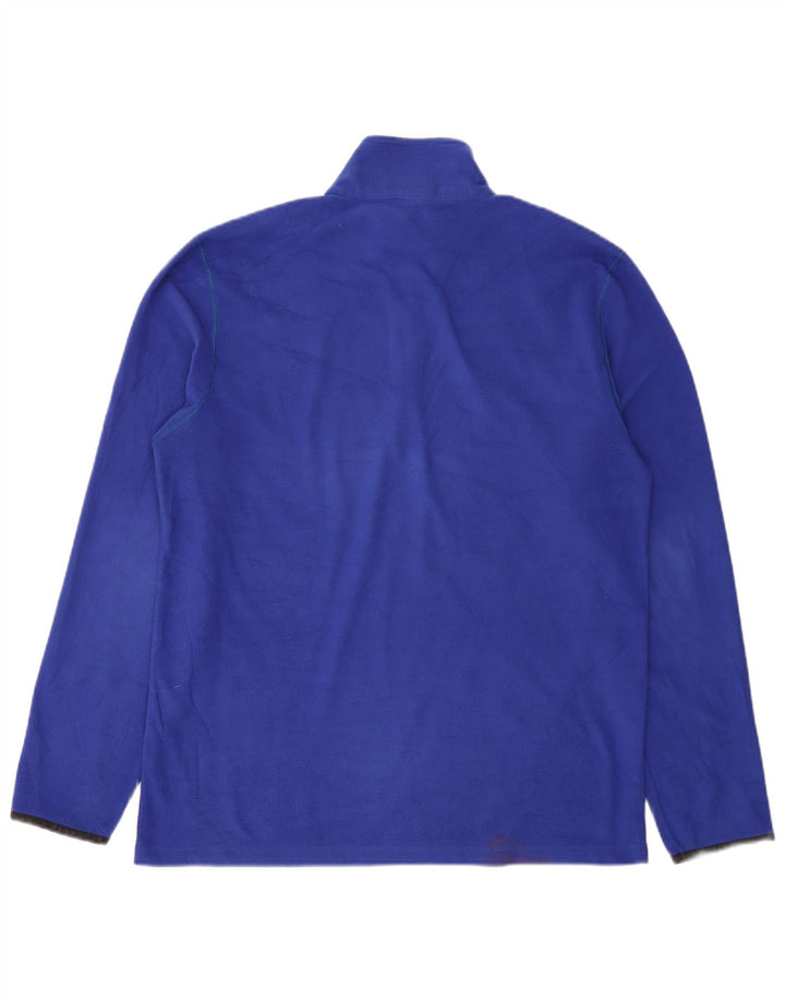 Maglione in pile Champion da uomo con zip e collo XL blu
