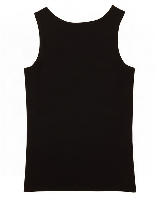 Canotta grafica da donna Guess UK 12 cotone nero medio