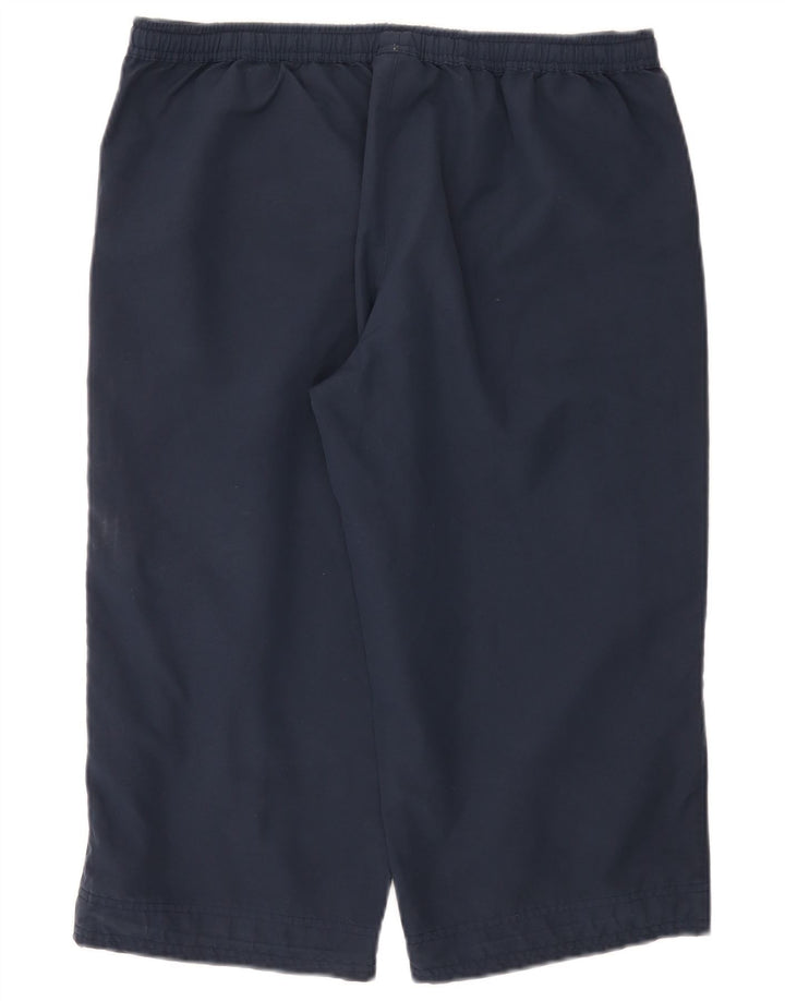 Pantaloncini sportivi Reebok da donna Bermuda UK 14 Large blu navy in poliestere