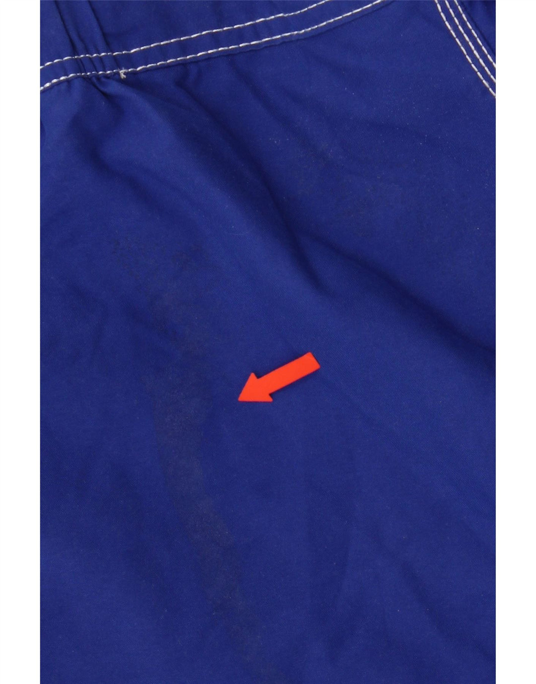 SUPERDRY Mens Graphic Swimming Shorts Small Blue Polyester Vintage Superdry and Second-Hand Superdry from Messina Hembry 