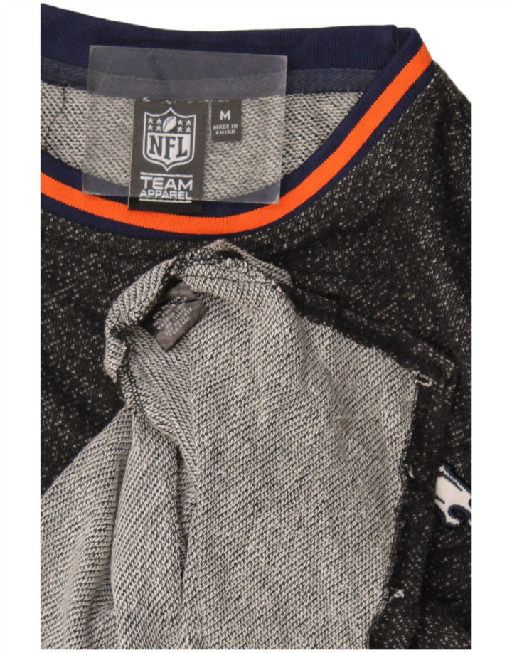 Felpa grafica da uomo NFL Denver Broncos Maglione grigio medio chiazzato