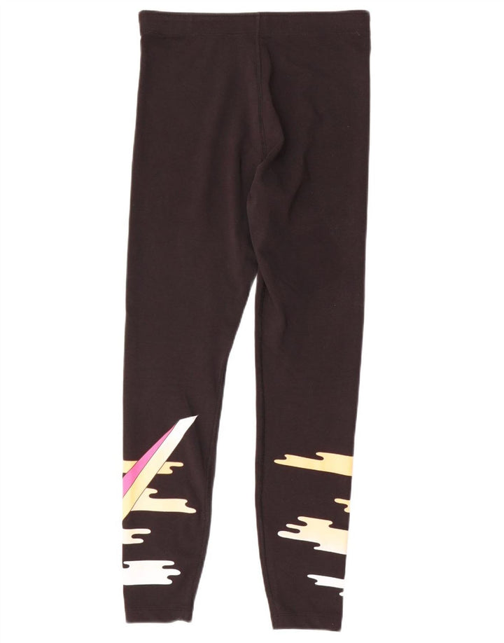 Leggings grafici da donna Nike UK 14 Medium Black Colourblock