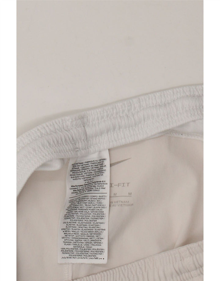 Pantaloncini sportivi Nike Dri Fit da uomo, colore bianco medio, color block