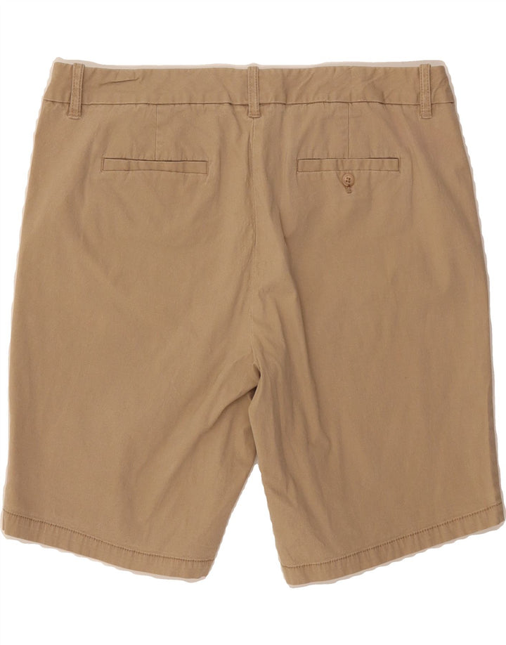J. CREW Womens Bermuda Shorts US 10 Large W34 Brown Cotton Vintage J. Crew and Second-Hand J. Crew from Messina Hembry 